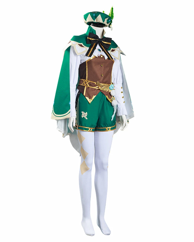Auscosplay Genshin Impact Venti Cosplay Costume 7 Auscosplay Genshin Impact Venti Cosplay Costume