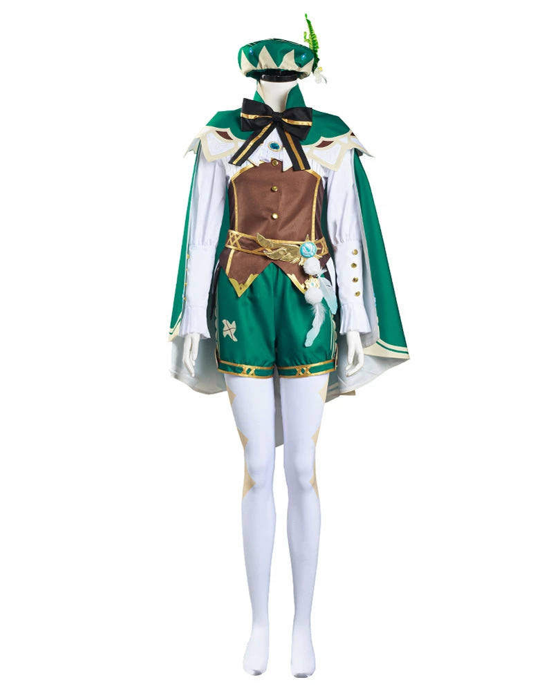 Auscosplay Genshin Impact Venti Cosplay Costume 4 Auscosplay Genshin Impact Venti Cosplay Costume