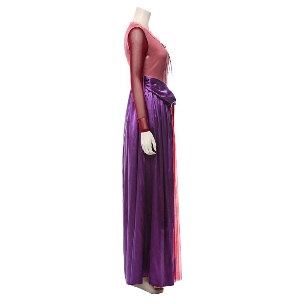 Auscosplay Hocus Pocus Sarah Sanderson Cosplay Costume Dress 4 Auscosplay Hocus Pocus Sarah Sanderson Cosplay Costume Dress