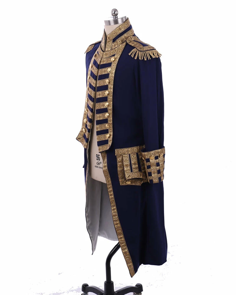 Auscosplay Mens 18th Century Tuxedo Royal Military Costume Colonial Jacket Medieval Renaissance Costumes 6 Auscosplay Mens 18th Century Tuxedo Royal Military Costume Colonial Jacket Medieval Renaissance Costumes