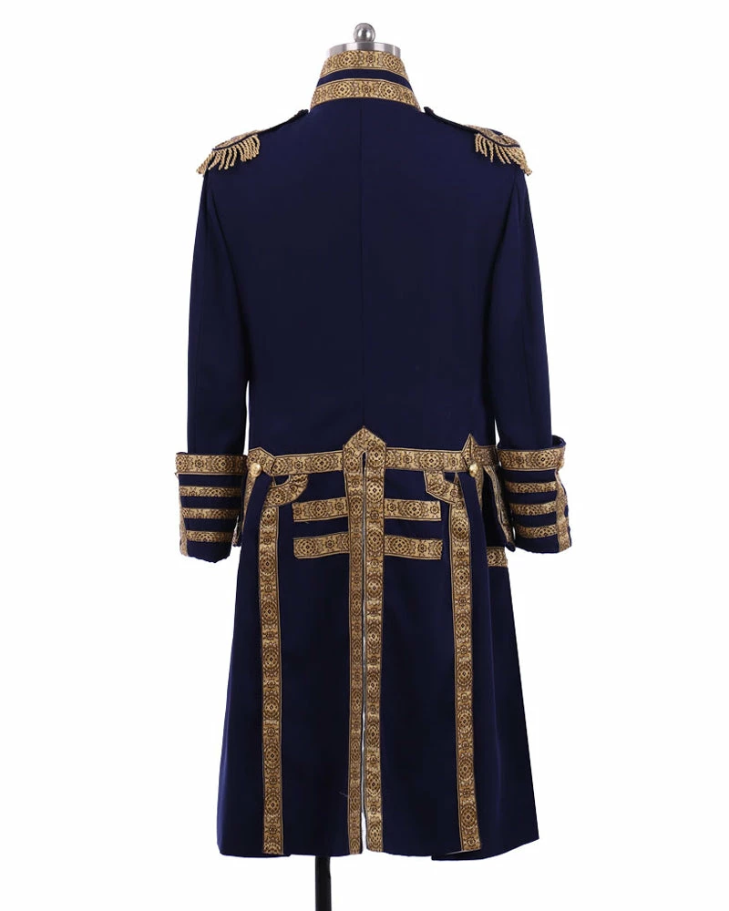 Auscosplay Mens 18th Century Tuxedo Royal Military Costume Colonial Jacket Medieval Renaissance Costumes 4 Auscosplay Mens 18th Century Tuxedo Royal Military Costume Colonial Jacket Medieval Renaissance Costumes