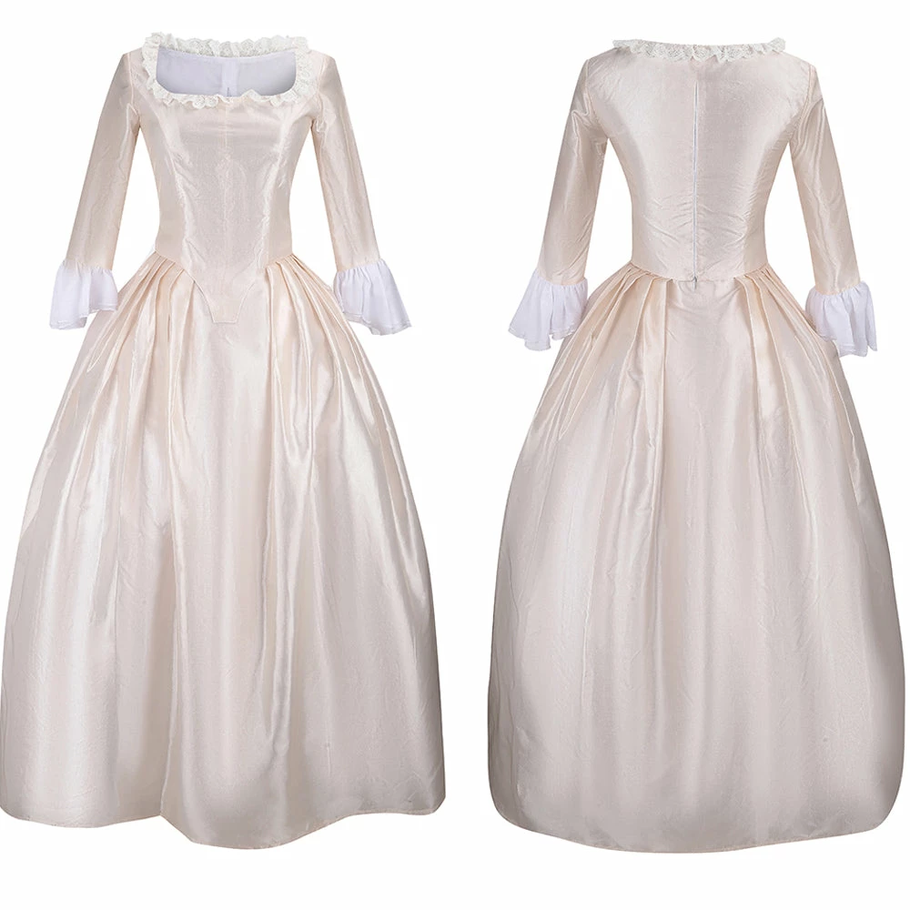 Auscosplay Hamilton Elizabeth Schuyle Dress Cosplay Costume 6 Auscosplay Hamilton Elizabeth Schuyle Dress Cosplay Costume