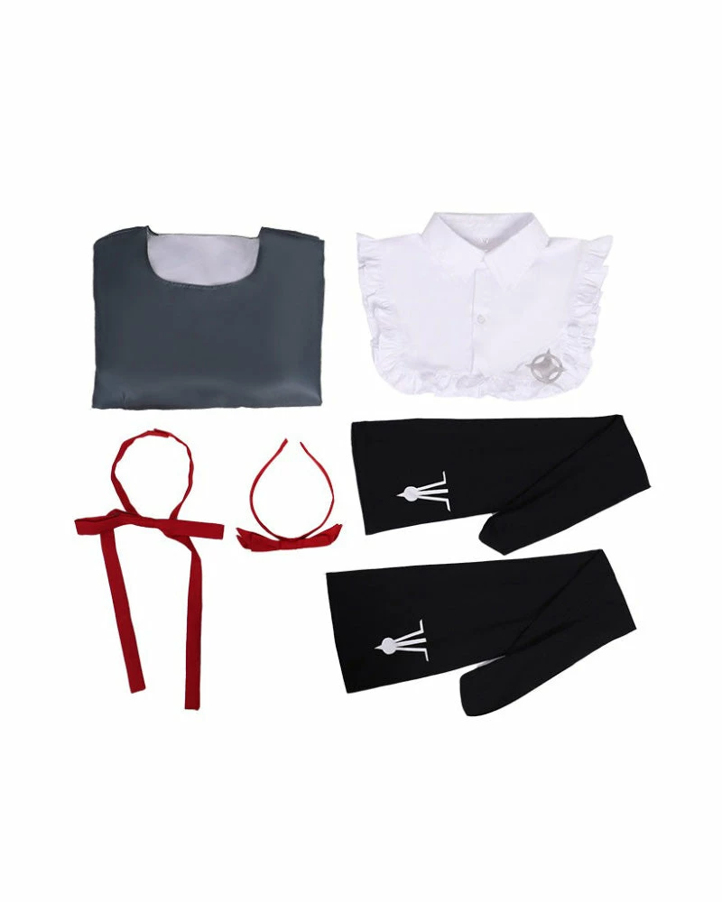 Auscosplay Anime Costume Danganronpa Monaca Towa Cosplay Costume Dress 9 Auscosplay Anime Costume Danganronpa Monaca Towa Cosplay Costume Dress