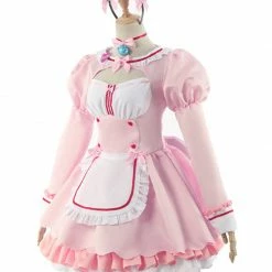 Auscosplay Anime Costume Nekopara Chocola Vanilla Maid Dress Cosplay Costume