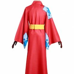 Auscosplay Anime Costume One Piece Wano Country Monkey D. Luffy Kimono Cosplay Costume