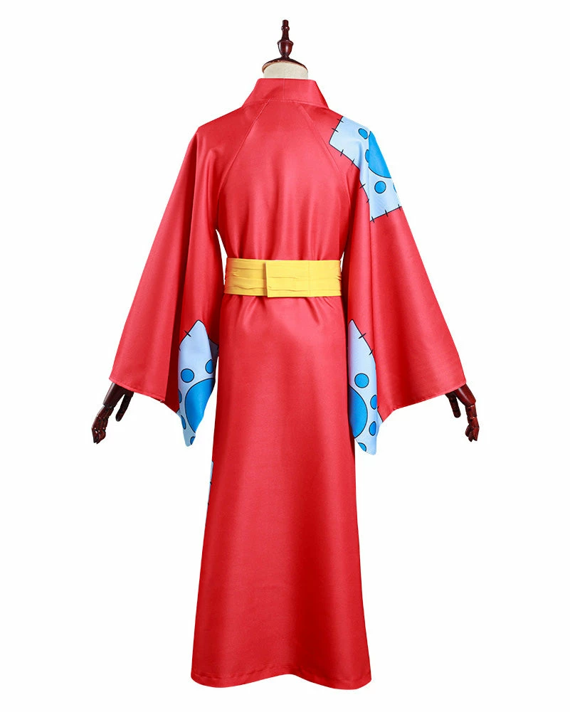Auscosplay Anime Costume One Piece Wano Country Monkey D. Luffy Kimono Cosplay Costume 4 Auscosplay Anime Costume One Piece Wano Country Monkey D. Luffy Kimono Cosplay Costume