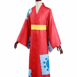 Auscosplay Anime Costume One Piece Wano Country Monkey D. Luffy Kimono Cosplay Costume 9 Auscosplay Anime Costume One Piece Wano Country Monkey D. Luffy Kimono Cosplay Costume