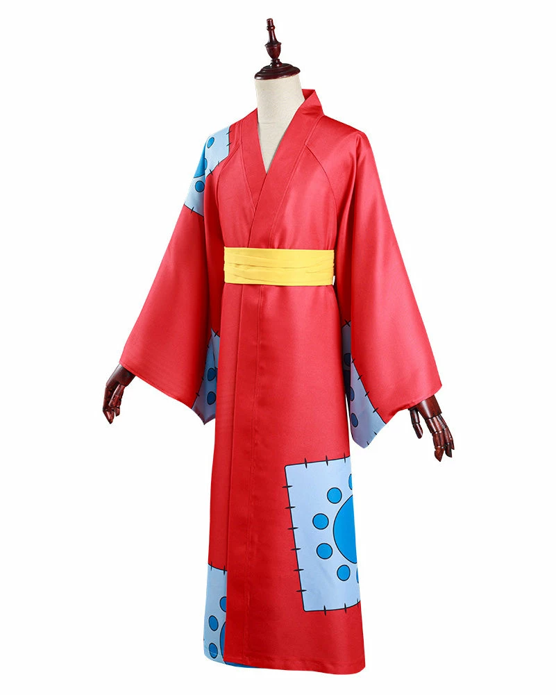Auscosplay Anime Costume One Piece Wano Country Monkey D. Luffy Kimono Cosplay Costume 6 Auscosplay Anime Costume One Piece Wano Country Monkey D. Luffy Kimono Cosplay Costume