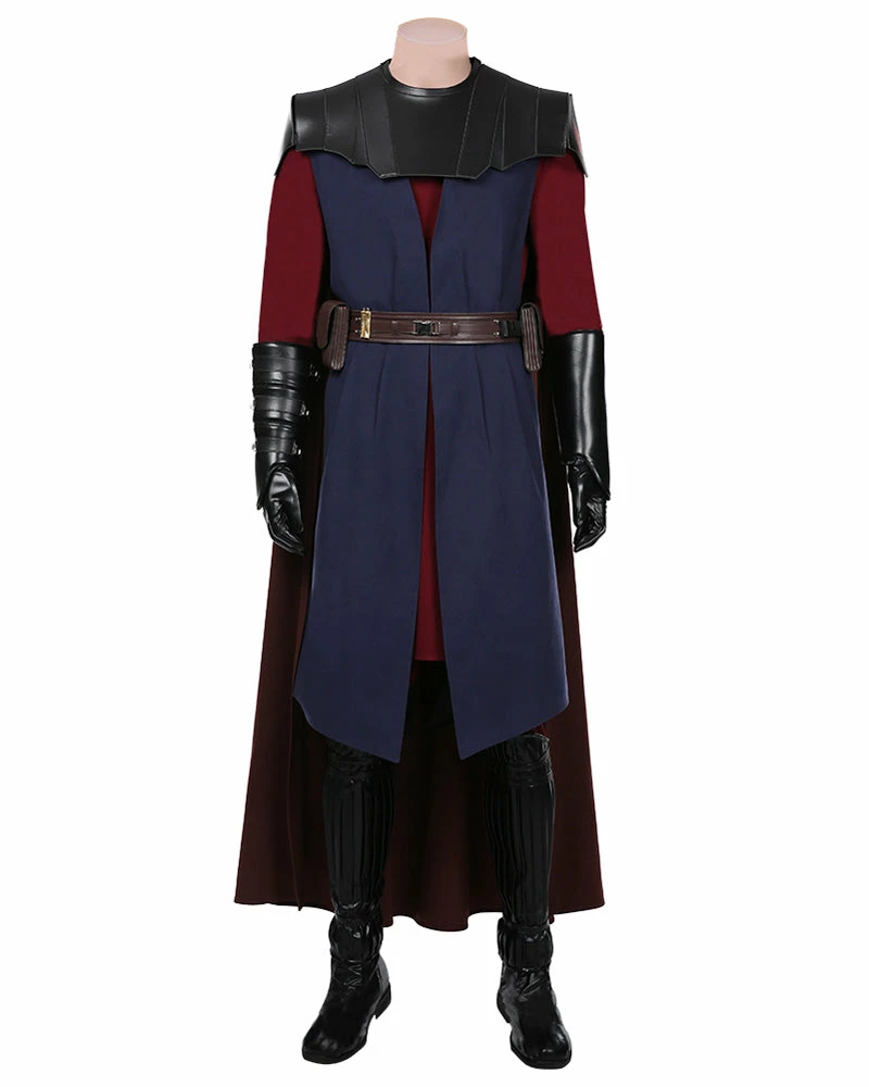 Auscosplay Star Wars The Clone Wars Anakin Skywalker Cosplay Costume Outfits 3 Auscosplay Star Wars The Clone Wars Anakin Skywalker Cosplay Costume Outfits