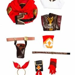 Auscosplay Genshin Impact Amber Cosplay Costume 9 Auscosplay Genshin Impact Amber Cosplay Costume