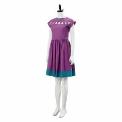 Auscosplay Stranger Things Season 3 Nancy Wheeler Cosplay Costume Purple Dress Movie Costume