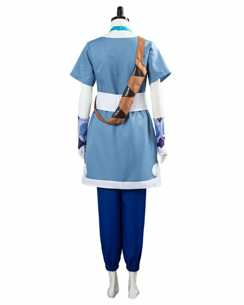 Auscosplay Avatar The Last Airbender Katara Cosplay Costume Kid Adult Suit Anime Costume 7 Auscosplay Avatar The Last Airbender Katara Cosplay Costume Kid Adult Suit Anime Costume