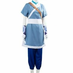 Auscosplay Avatar The Last Airbender Katara Cosplay Costume Kid Adult Suit Anime Costume 11 Auscosplay Avatar The Last Airbender Katara Cosplay Costume Kid Adult Suit Anime Costume