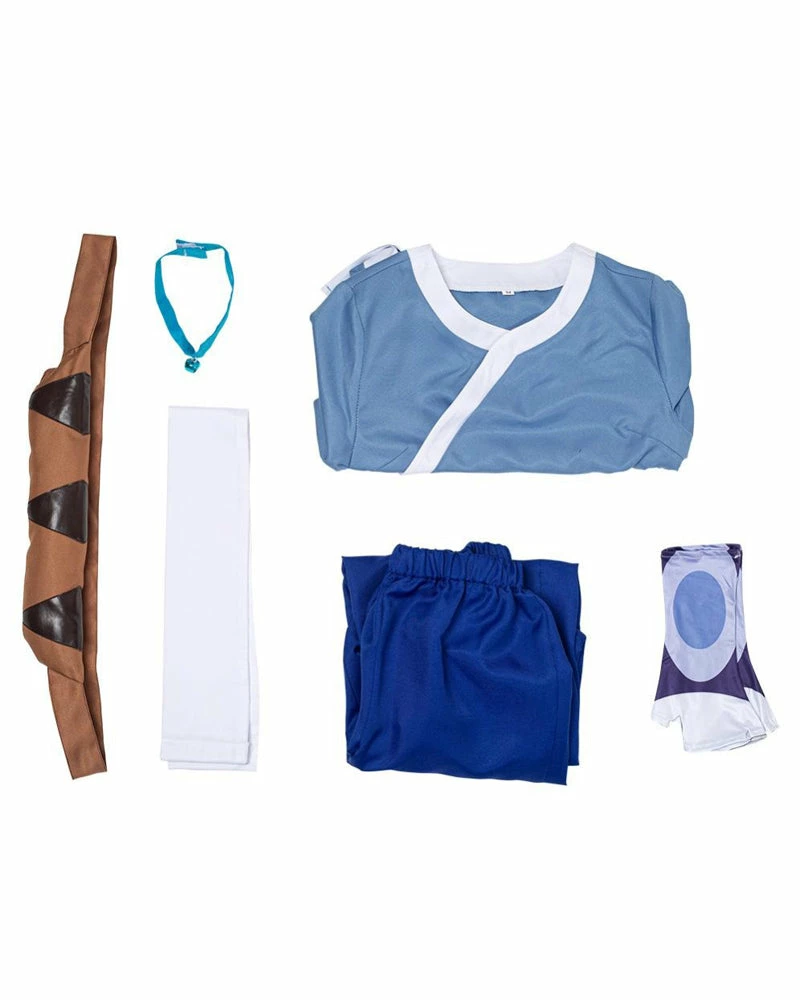 Auscosplay Avatar The Last Airbender Katara Cosplay Costume Kid Adult Suit Anime Costume 9 Auscosplay Avatar The Last Airbender Katara Cosplay Costume Kid Adult Suit Anime Costume