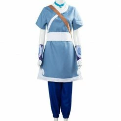Auscosplay Avatar The Last Airbender Katara Cosplay Costume Kid Adult Suit Anime Costume