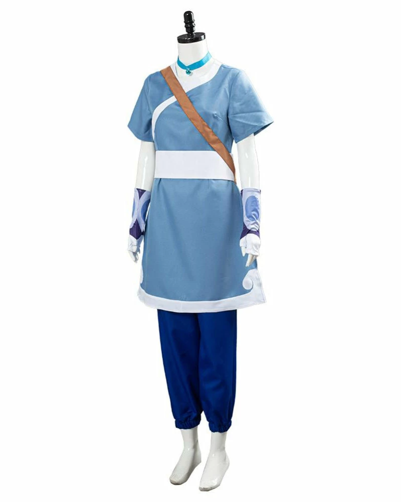 Auscosplay Avatar The Last Airbender Katara Cosplay Costume Kid Adult Suit Anime Costume 6 Auscosplay Avatar The Last Airbender Katara Cosplay Costume Kid Adult Suit Anime Costume
