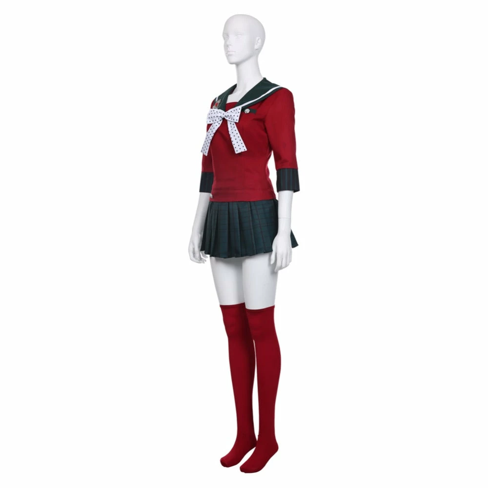Auscosplay Danganronpa V3 School Uniform Maki Harukawa Cosplay Costume Anime Costume 4 Auscosplay Danganronpa V3 School Uniform Maki Harukawa Cosplay Costume Anime Costume
