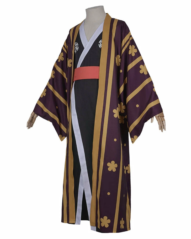 Auscosplay One Piece Trafalgar D Water Law Cosplay Costume Anime Costume 7 Auscosplay One Piece Trafalgar D Water Law Cosplay Costume Anime Costume