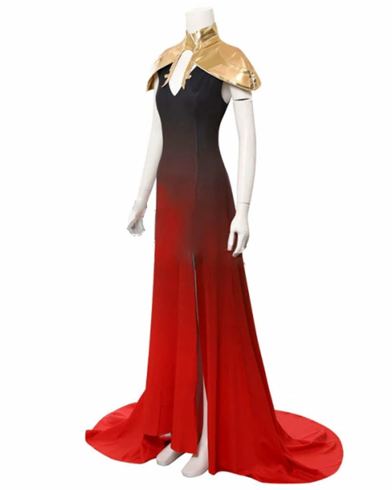 Auscosplay Castlevania Carmilla Cosplay Costume Red Dress 10 Auscosplay Castlevania Carmilla Cosplay Costume Red Dress
