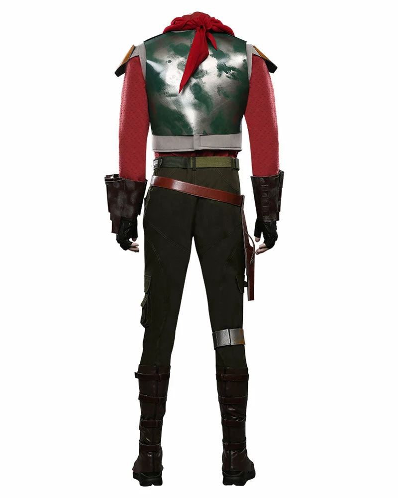 Auscosplay The Mandalorian S2 Cobb Vanth Cosplay Costume 4 Auscosplay The Mandalorian S2 Cobb Vanth Cosplay Costume