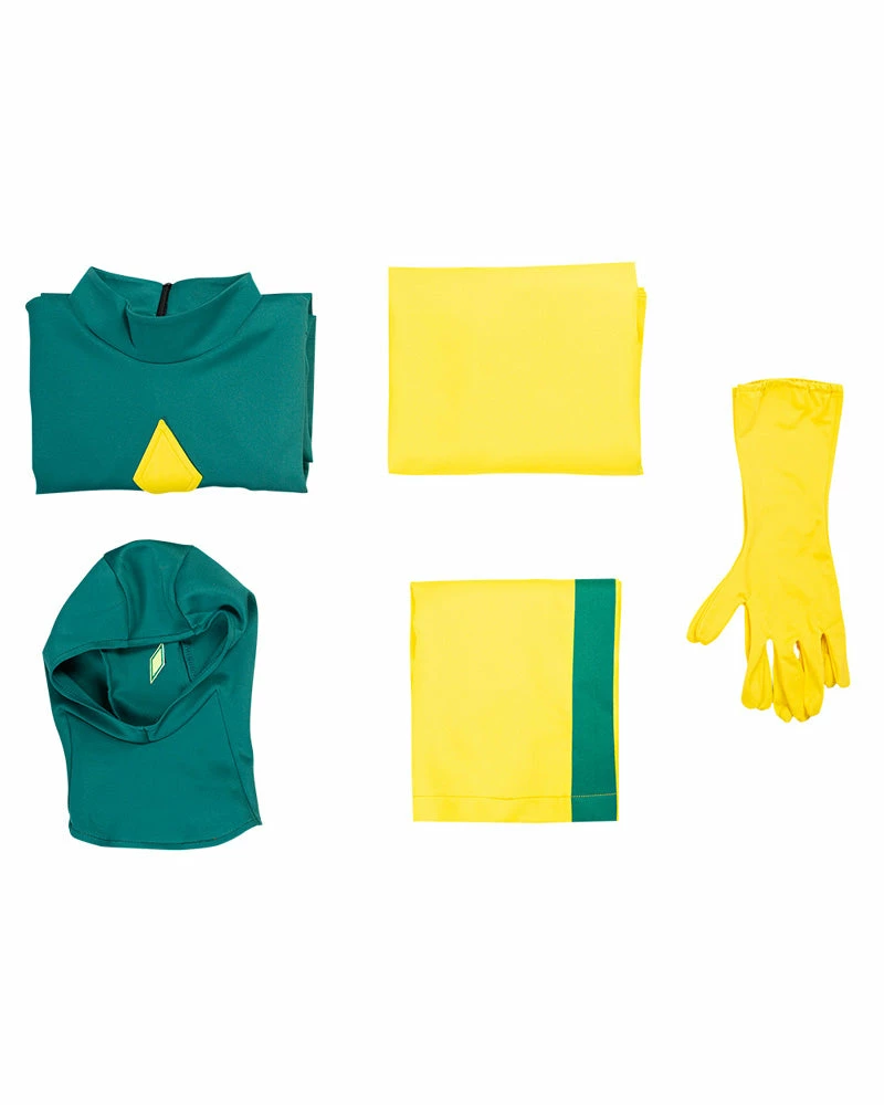 Auscosplay Wanda Vision Vision Cosplay Costume Jumpsuit Cloak 7 Auscosplay Wanda Vision Vision Cosplay Costume Jumpsuit Cloak