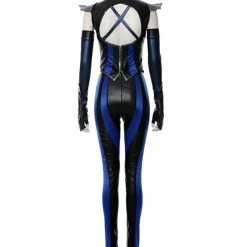 Auscosplay MK11 Kitana Cosplay Costume Mortal Kombat 11 Scorpion Outfit