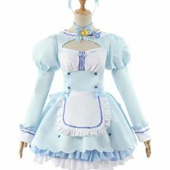 Auscosplay Anime Costume Nekopara Chocola Vanilla Maid Dress Cosplay Costume