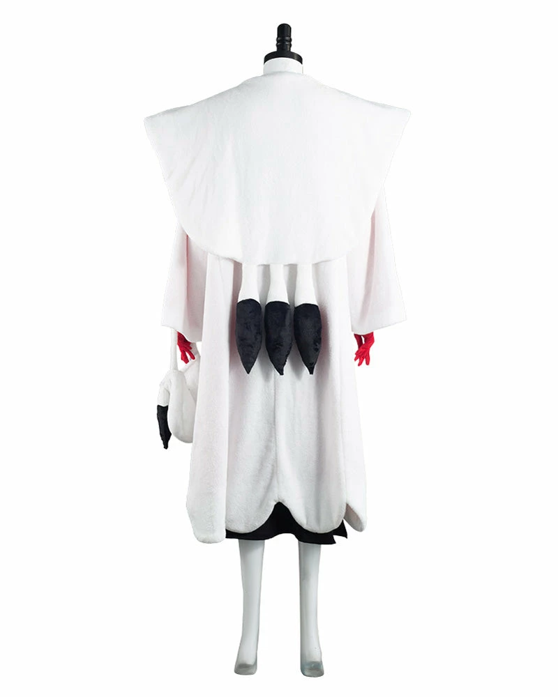 Auscosplay Movie Costume Cruella De Vil Dress Cosplay Costume Outfits 4 Auscosplay Movie Costume Cruella De Vil Dress Cosplay Costume Outfits
