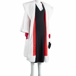 Auscosplay Movie Costume Cruella De Vil Dress Cosplay Costume Outfits 11 Auscosplay Movie Costume Cruella De Vil Dress Cosplay Costume Outfits