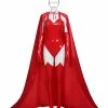 Auscosplay Scarlet Witch Wanda Maximoff Cosplay Costume Wanda Vision
