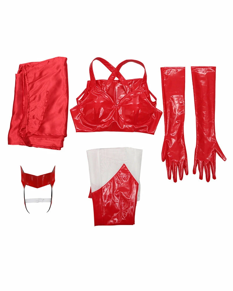 Auscosplay Scarlet Witch Wanda Maximoff Cosplay Costume Wanda Vision 8 Auscosplay Scarlet Witch Wanda Maximoff Cosplay Costume Wanda Vision