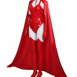 Auscosplay Scarlet Witch Wanda Maximoff Cosplay Costume Wanda Vision 10 Auscosplay Scarlet Witch Wanda Maximoff Cosplay Costume Wanda Vision