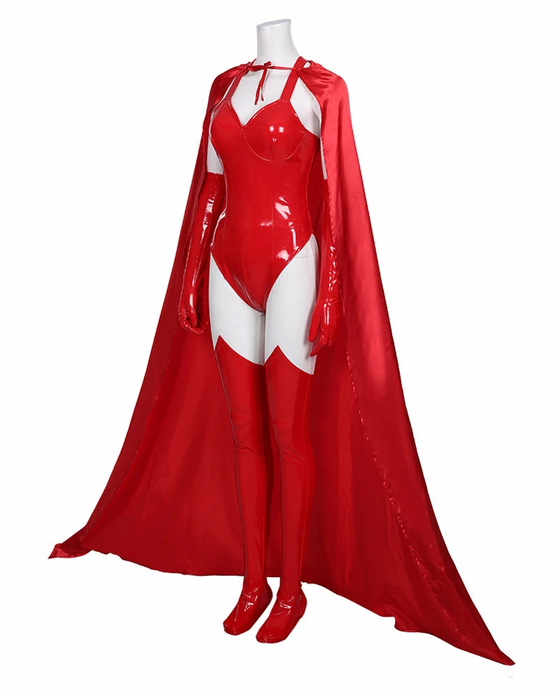 Auscosplay Scarlet Witch Wanda Maximoff Cosplay Costume Wanda Vision 5 Auscosplay Scarlet Witch Wanda Maximoff Cosplay Costume Wanda Vision