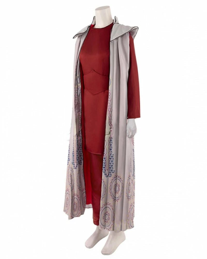 Auscosplay Princess Leia Bespin Cosplay Costume Red Dress Movie Costume 5 Auscosplay Princess Leia Bespin Cosplay Costume Red Dress Movie Costume