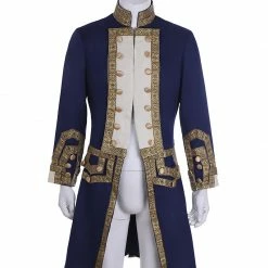 Auscosplay Mens 18th Century Tuxedo Royal Military Costume Colonial Jacket Medieval Renaissance Costumes 18 Auscosplay Mens 18th Century Tuxedo Royal Military Costume Colonial Jacket Medieval Renaissance Costumes