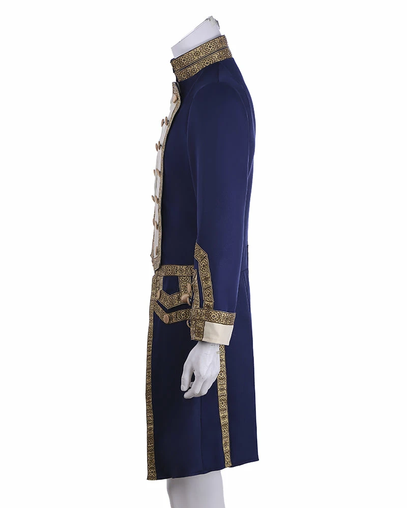 Auscosplay Mens 18th Century Tuxedo Royal Military Costume Colonial Jacket Medieval Renaissance Costumes 10 Auscosplay Mens 18th Century Tuxedo Royal Military Costume Colonial Jacket Medieval Renaissance Costumes