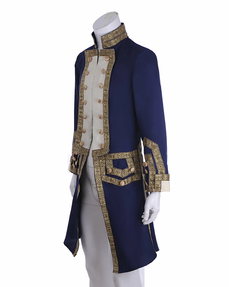 Auscosplay Mens 18th Century Tuxedo Royal Military Costume Colonial Jacket Medieval Renaissance Costumes 11 Auscosplay Mens 18th Century Tuxedo Royal Military Costume Colonial Jacket Medieval Renaissance Costumes