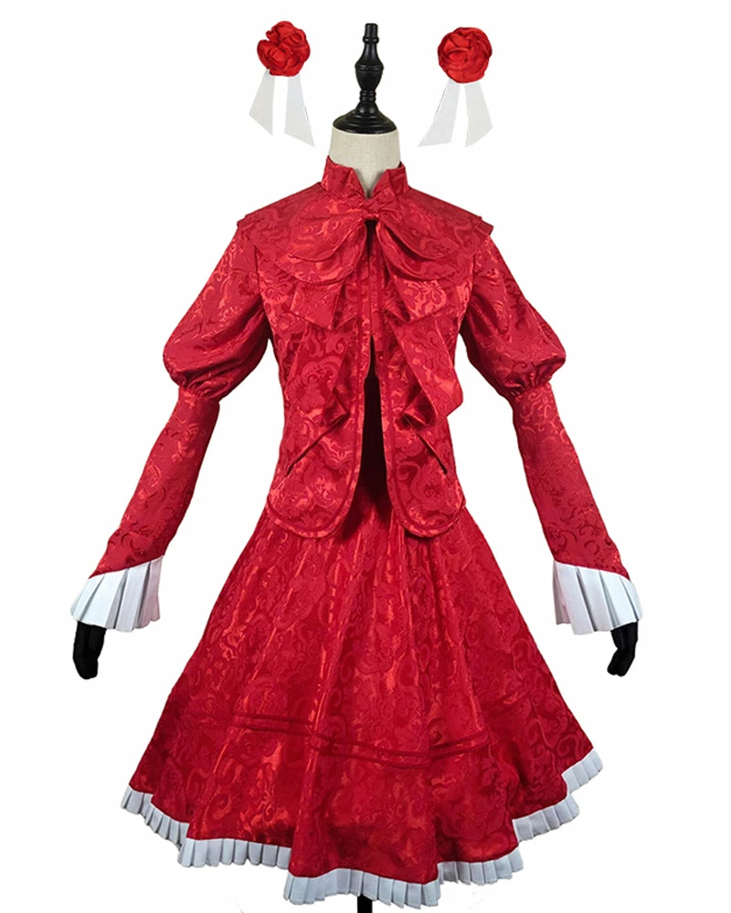 Auscosplay Shadows House Kate Cosplay Costume Maid Dress Anime Costume 3 Auscosplay Shadows House Kate Cosplay Costume Maid Dress Anime Costume