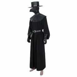 Auscosplay Movie Costume Steampunk Plague Doctor Cosplay Costume Outfit