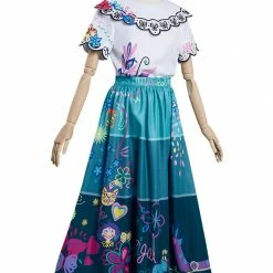 Auscosplay Mirabel Cosplay Costume Encanto Dress