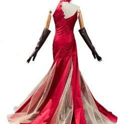 Auscosplay Cruella Red Dress Cruella De Vil Cosplay Costume