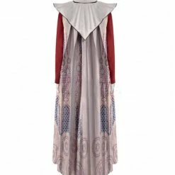 Auscosplay Princess Leia Bespin Cosplay Costume Red Dress Movie Costume