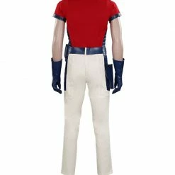 Auscosplay DC Suicide Squad 2 Peacemaker Cosplay Costume Outfit