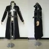 Auscosplay Sword Art Online Kirito Kirigaya Kazuto Cosplay Costume Coat Anime Costume