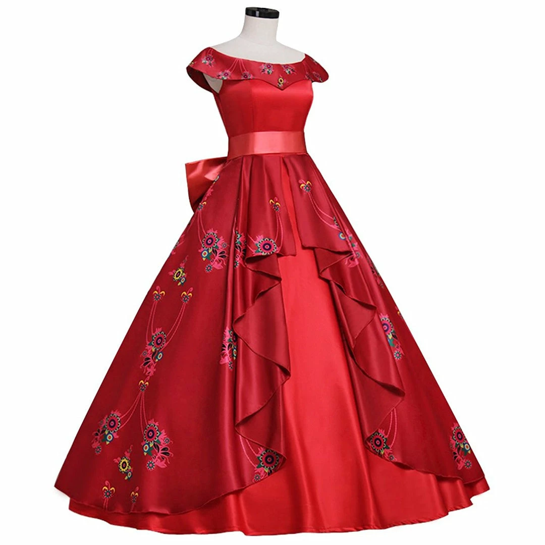 Auscosplay Elena Of Avalor Princess Elena Cosplay Dress Costume 5 Auscosplay Elena Of Avalor Princess Elena Cosplay Dress Costume