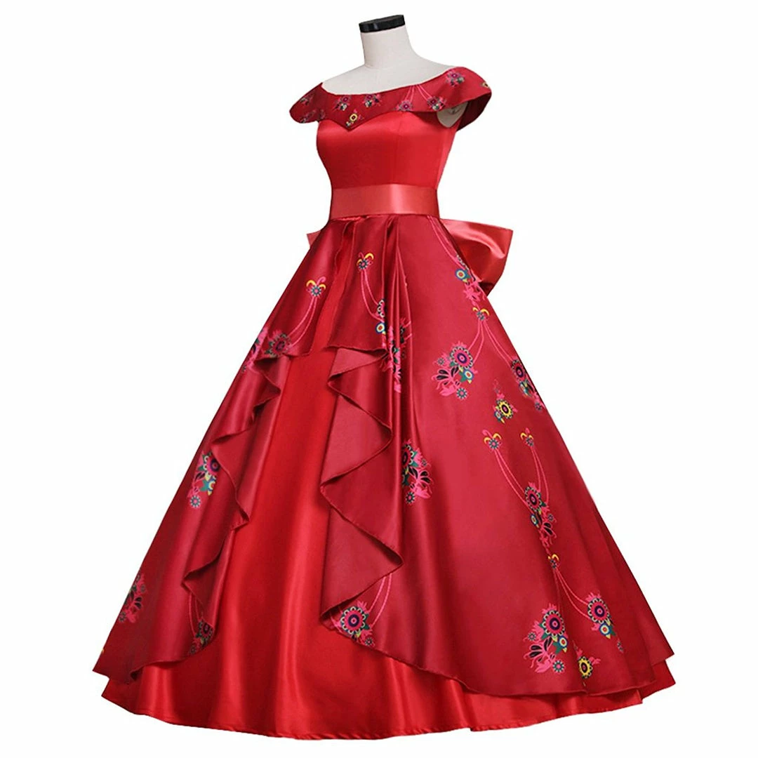 Auscosplay Elena Of Avalor Princess Elena Cosplay Dress Costume 6 Auscosplay Elena Of Avalor Princess Elena Cosplay Dress Costume