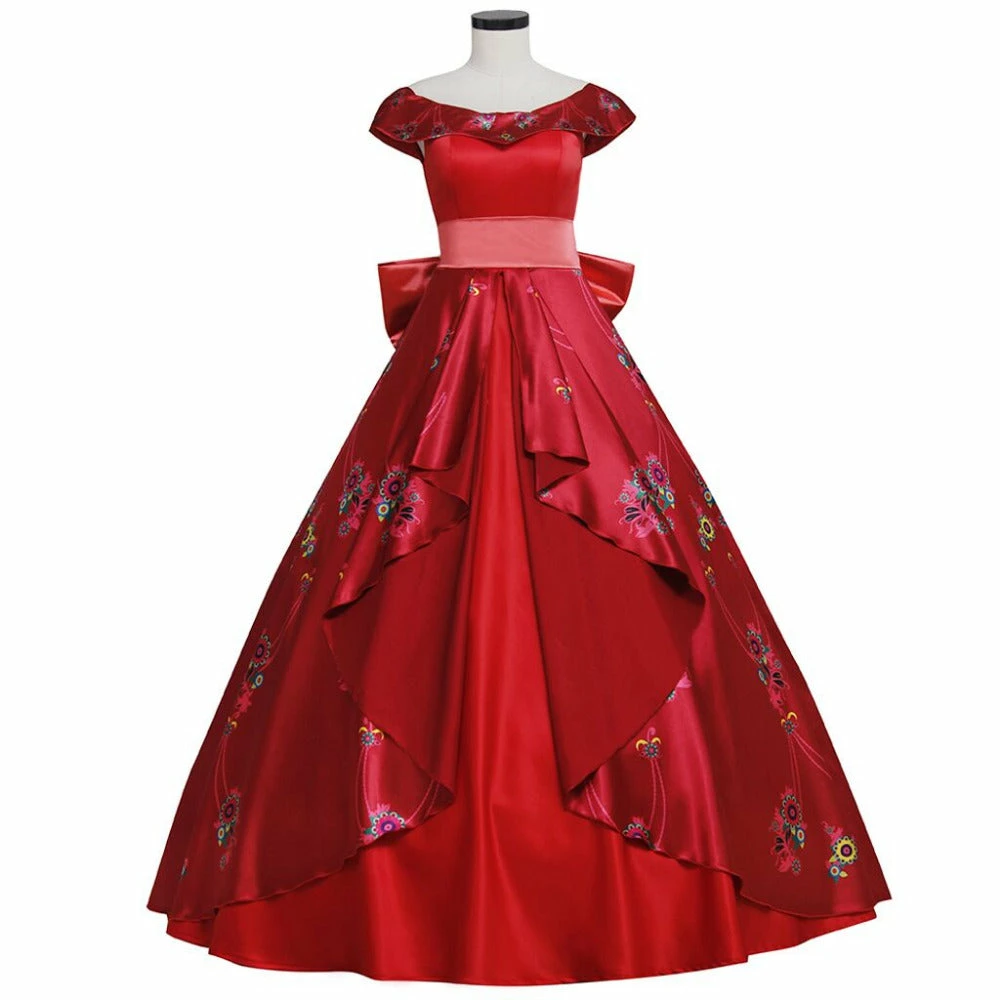 Auscosplay Elena Of Avalor Princess Elena Cosplay Dress Costume 3 Auscosplay Elena Of Avalor Princess Elena Cosplay Dress Costume
