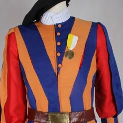 Auscosplay Switzerland Soldiers Costume Swiss Guard Uniform For Adult Men 19 Auscosplay Switzerland Soldiers Costume Swiss Guard Uniform For Adult Men