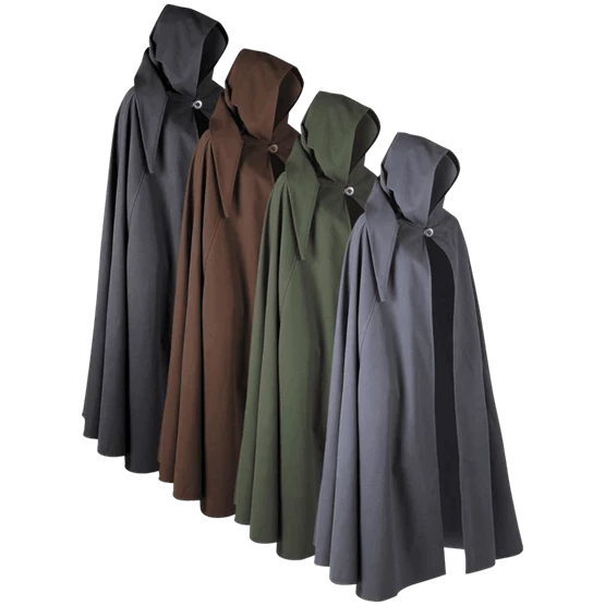 Auscosplay Anime Costume Gora Canvas Halloween Cloak/Cape For Men/Women 3 Auscosplay Anime Costume Gora Canvas Halloween Cloak/Cape For Men/Women