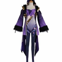 Auscosplay Genshin Impact Fatui Electro Cicin Mage Cosplay Costume Genshin Impact Cosplay